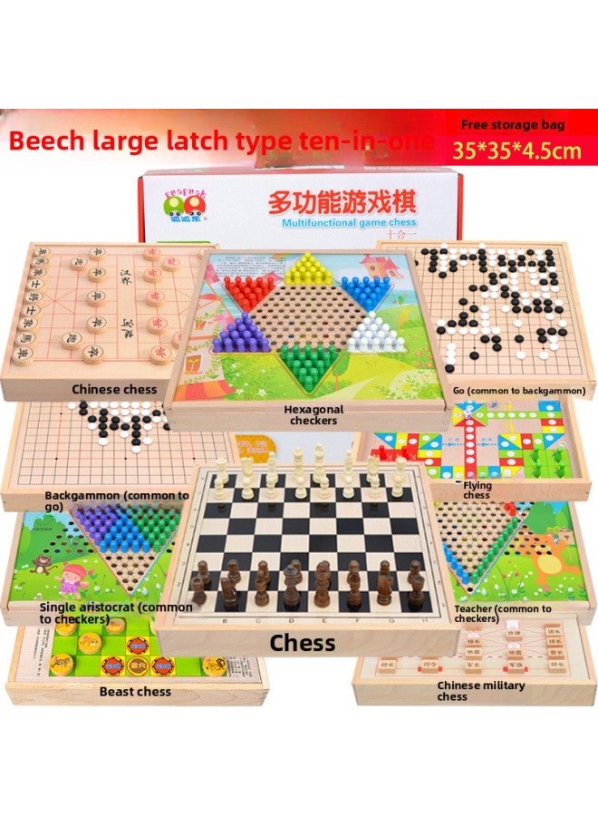 Children and primary school students reward Children's Day gift checkers backgammon puzzle multi-functional game chess all-in-one